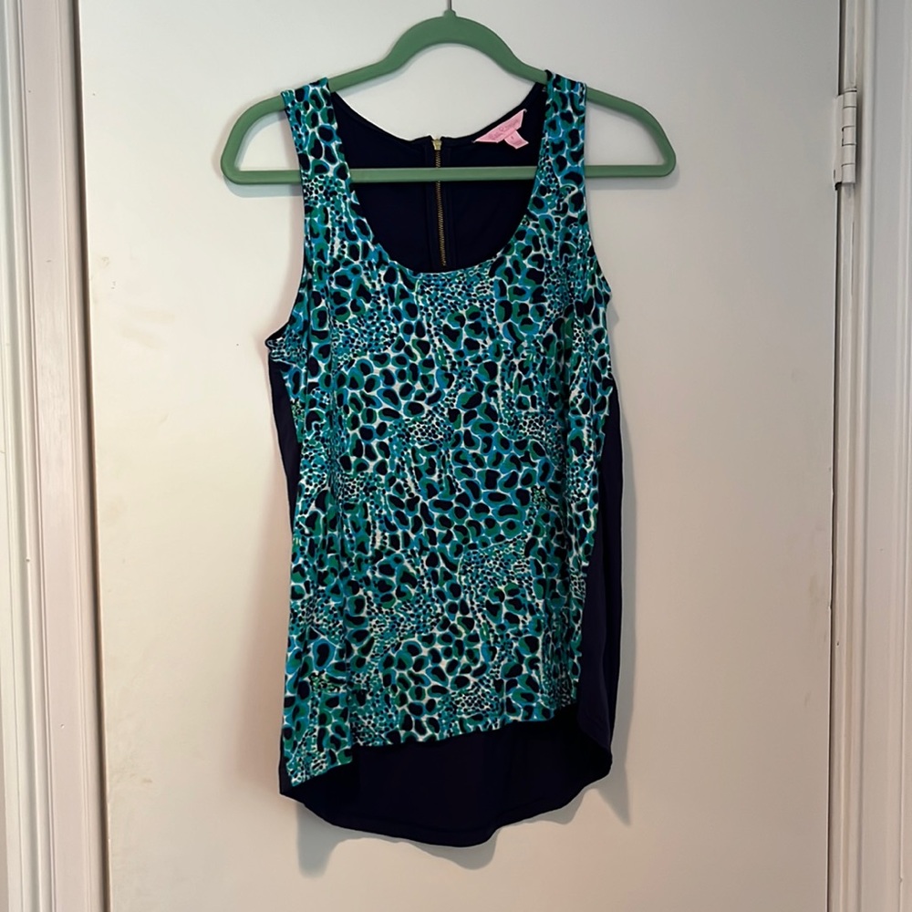 Lilly Pulitzer small colorful tank shirt